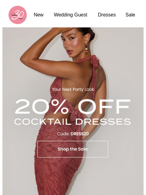 lulus newsletter: Select Cocktail Dresses Are 20% Off 👗​