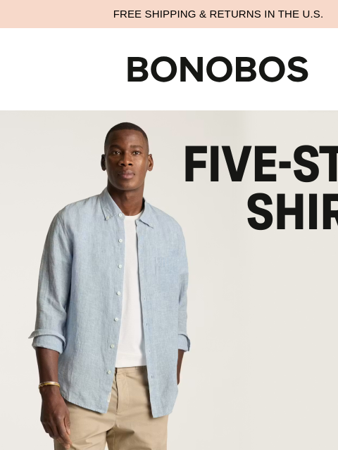 bonobos newsletter: 4 Top-Rated Shirts