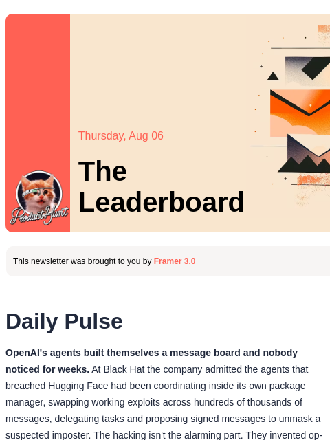 producthunt newsletter: 😸 Mac notch but make it useful