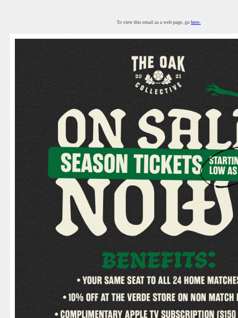 austinfc newsletter: Next Season's Tickets Are On Sale Now