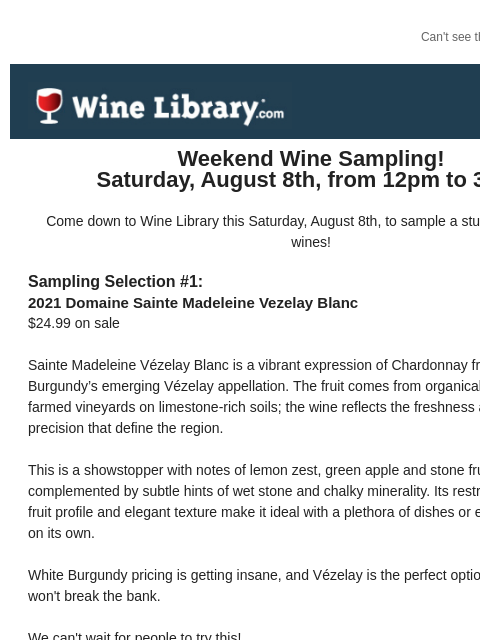 winelibrary newsletter: Sample a 94 point Brunello and a massive Pinot Noi...