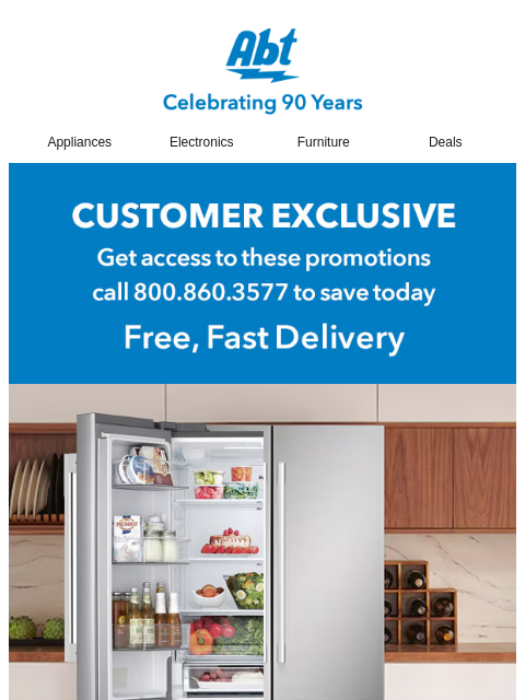 abt newsletter: Customer Exclusive: Early Sale Access
