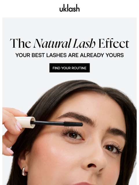 uklash newsletter: 85% saw longer-looking lashes*. Fancy joining them...