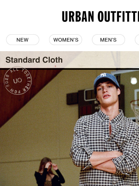 urbanoutfitters newsletter: Soft launch the semester in Standard Cloth