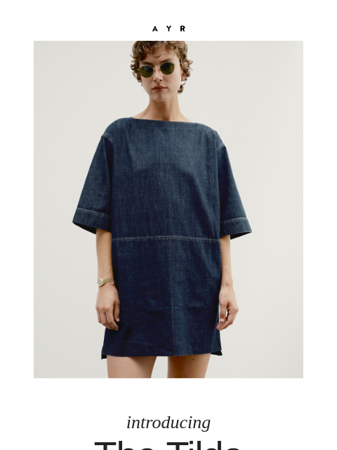 ayr newsletter: A CHIC LITTLE DRESS