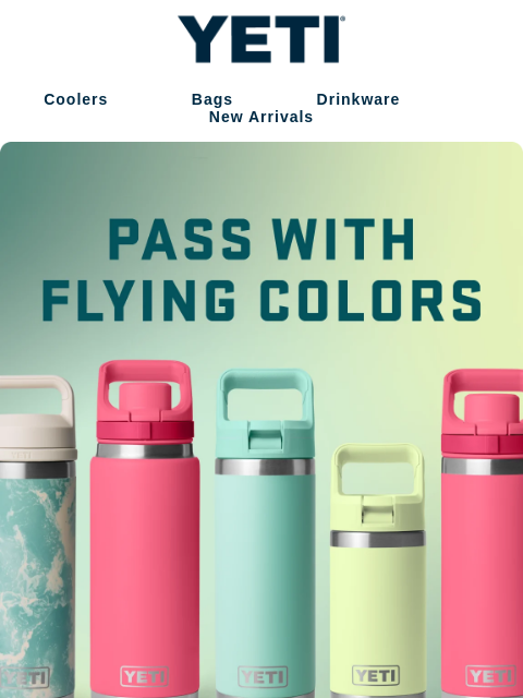 yeti newsletter: Free Drinkware Customization