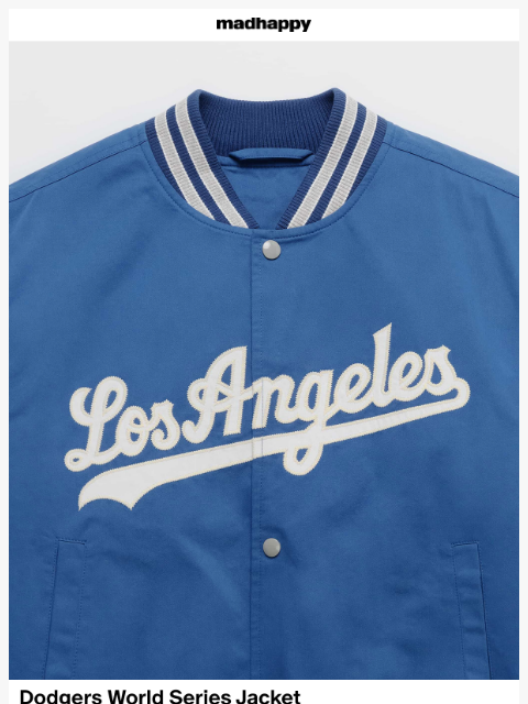 madhappy newsletter: Dodgers World Series Jacket