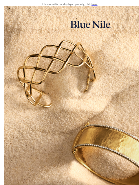 bluenile newsletter: Up to 40% Off* Select Bracelets