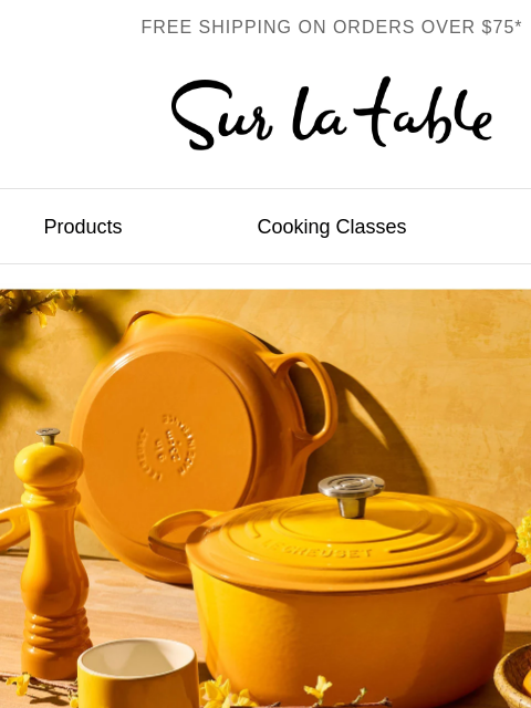 surlatable newsletter: Meet Nectar, the newest Le Creuset shade.