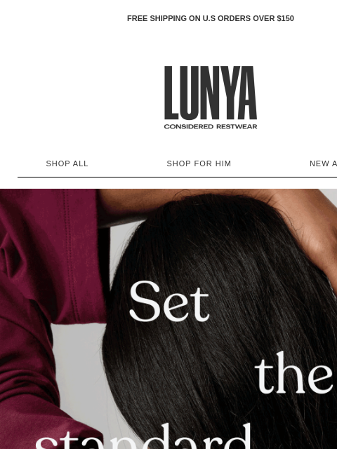 lunya newsletter: SUPER SOFT SLUMBERKNIT™
