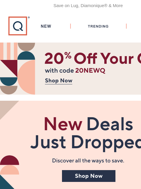 qvcemail newsletter: Psst: New Deals Just Dropped