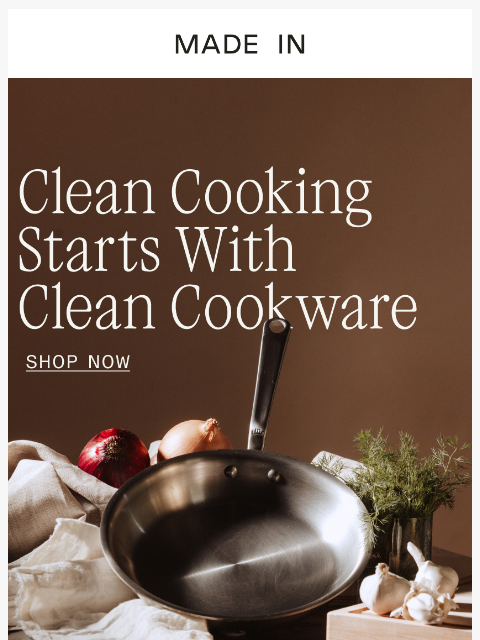 madeincookware newsletter: Free from Harmful Chemicals & Coatings