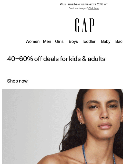 gap newsletter: You have 50% off dresses + up to 60% off more must...