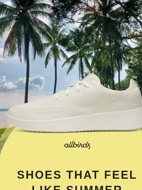 allbirds newsletter: Bestselling Shoes In Summertime Hues