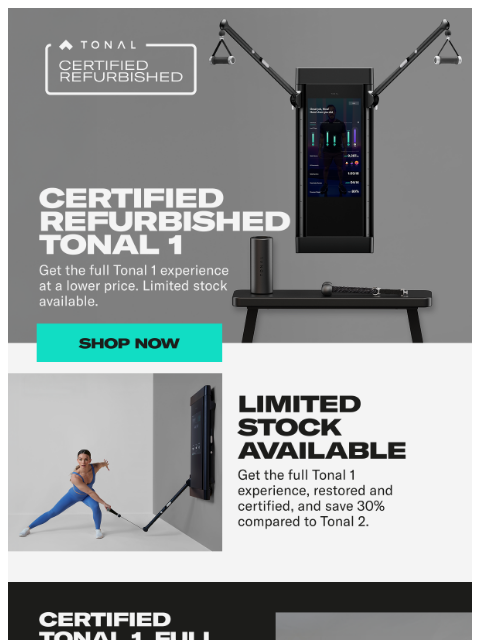 tonal newsletter: A Smarter Way to Train