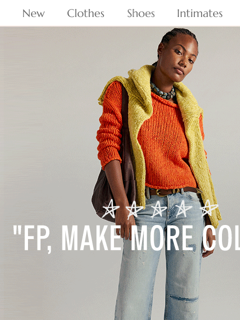 freepeople newsletter: The Opal Sweater in new colors π