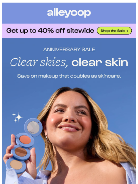 meetalleyoop newsletter: Save on skin-first makeup 🥰