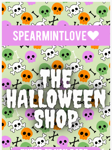spearmintlove newsletter: Welcome to the Halloween Shop - Enter if you Dare ...