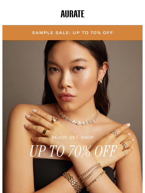 auratenewyork newsletter: THE SAMPLE SALE IS ON