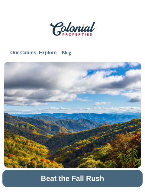 colonialproperties newsletter: Don’t Wait for Fall