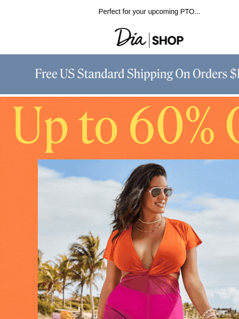 dia newsletter: Just Splashed: Up To 60% Off Swim 👙