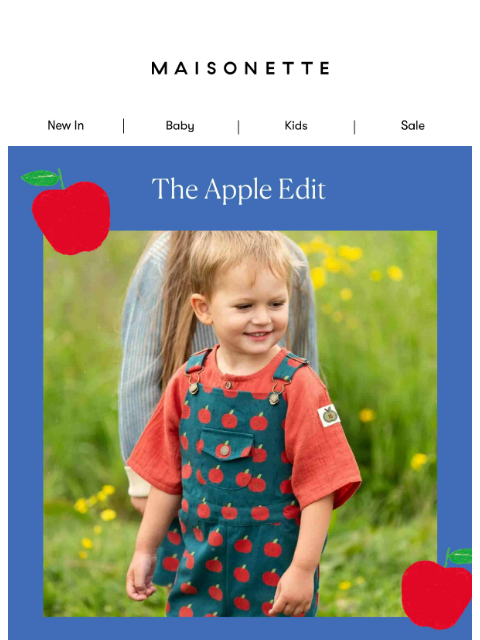 maisonette newsletter: Apple Print Takes Over Fall