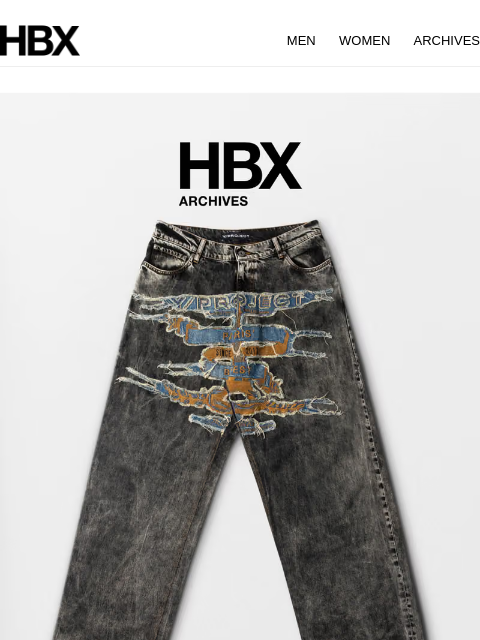hbx newsletter: HBX Archives Preview: 7 Aug/9AM EST/9PM HKT Releas...