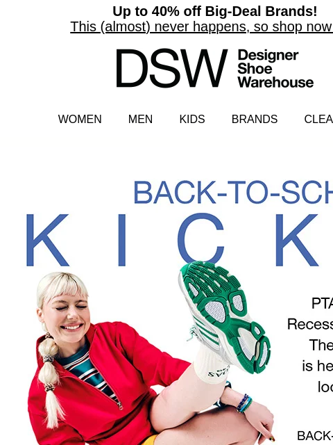 dsw newsletter: New gear for the new school year >>>