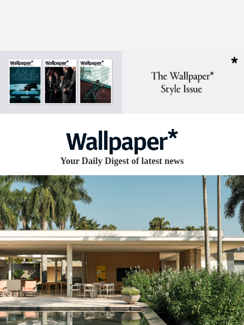 futureplc newsletter: Inside a palm tree-engulfed home in São Paulo