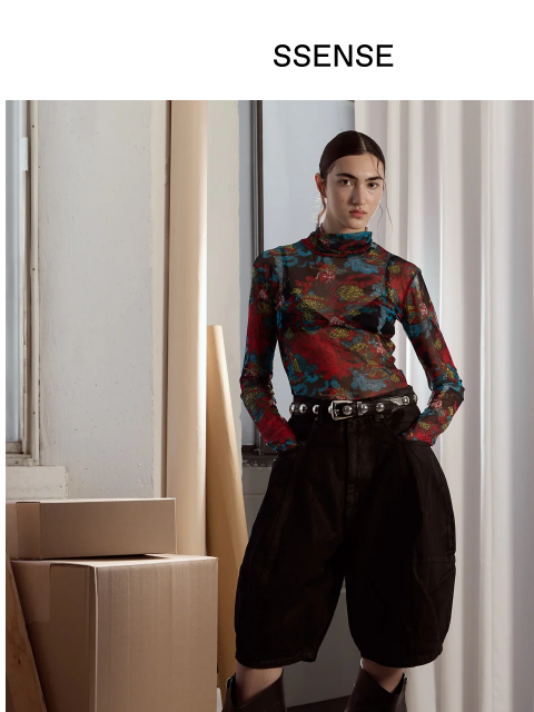 ssense newsletter: The Ghost Town-Core Edit