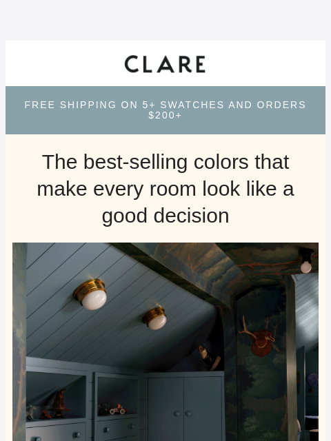 clare newsletter: Everyone's copying these colors (for good reason)