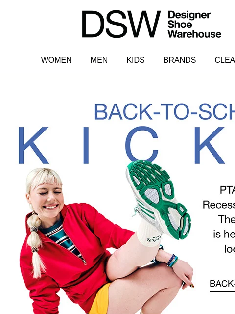 dsw newsletter: Back-to-school-ready kicks 👟