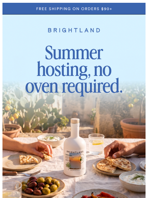 brightland newsletter: No oven required. Just Olive Oil