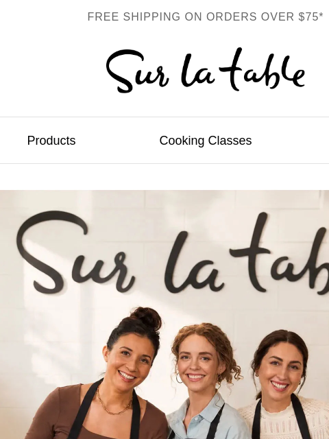 surlatable newsletter: Our most popular classes right now.