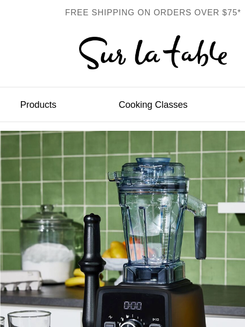 surlatable newsletter: Introducing the Vitamix VX3