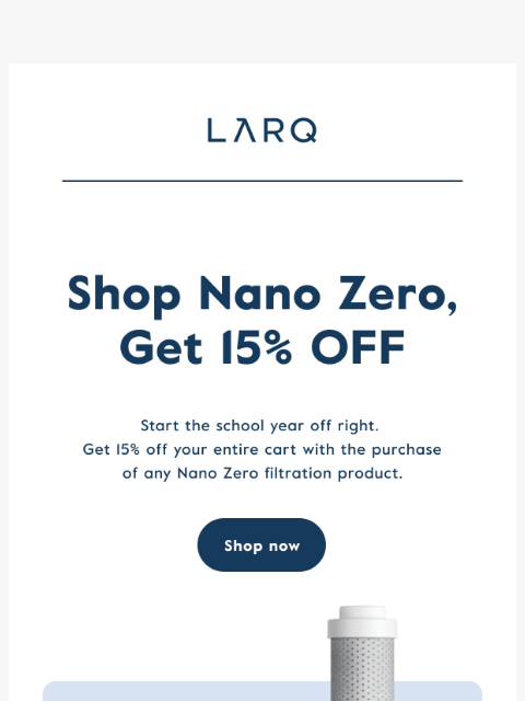 Get 15% off your entire cart with the purchase of any Nano Zero filtration product. ͏ ͏ ͏ ͏ ͏ ͏ ͏ ͏ ͏ ͏ ͏ ͏ ͏ ͏ ͏ ͏ ͏ ͏ ͏ ͏ ͏ ͏ ͏ ͏ ͏ ͏ ͏ ͏ ͏ ͏ ͏ ͏ ͏ ͏ ͏ ͏ ͏ ͏ ͏ ͏ ͏ ͏ ͏ ͏ ͏ ͏ ͏ ͏ ͏ ͏ ͏ ͏ ͏ ͏ ͏ ͏ ͏ ͏ ͏