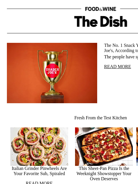 foodandwine newsletter: The No. 1 Trader Joe's Snack You Need to Try