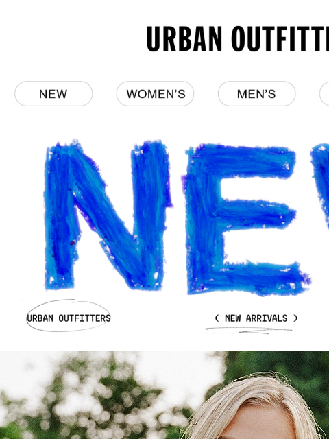 urbanoutfitters newsletter: first look: this week’s NEW ARRIVALS 👀