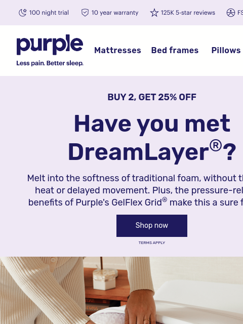 purple newsletter: Melt into the DreamLayer