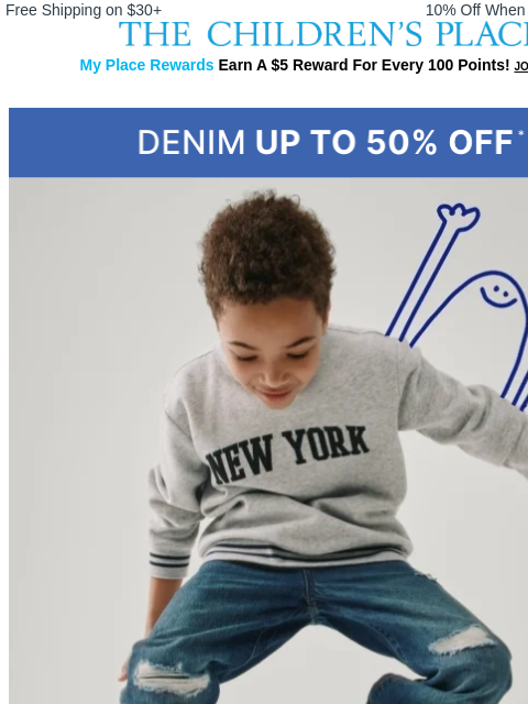 childrensplace newsletter: #Trending Denim Details You Need👖