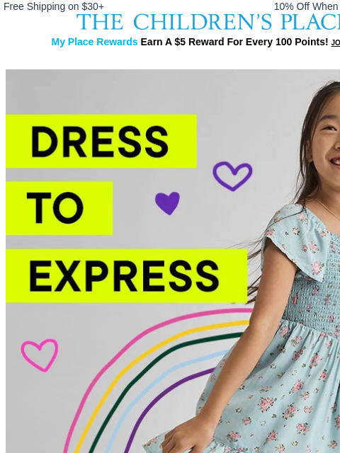 childrensplace newsletter: Up to 50% Off: New Dresses Just In 👗