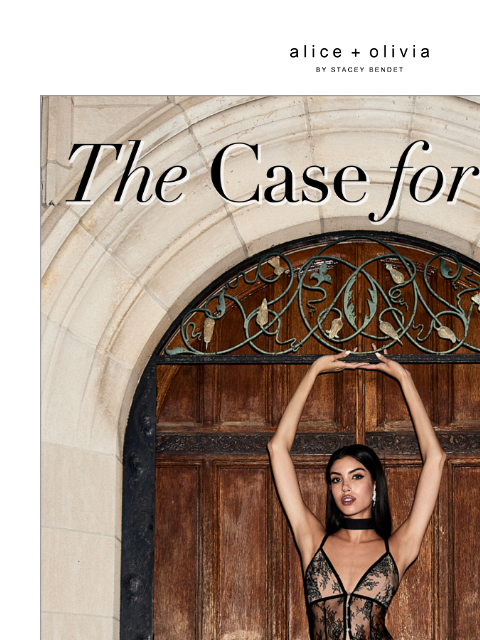 aliceandolivia newsletter: The Lace Edit