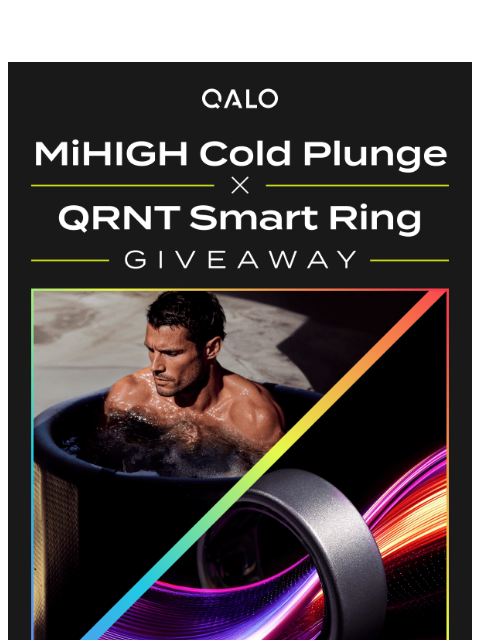 qalo newsletter: Win the ultimate wellness duo