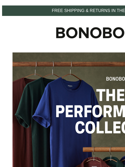 bonobos newsletter: Pima Performance Shirts: Our Signature
