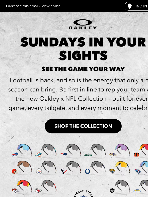 oakley newsletter: Football Is Back