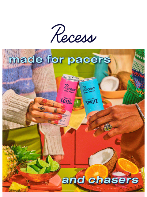 takearecess newsletter: mocktails between cocktails!
