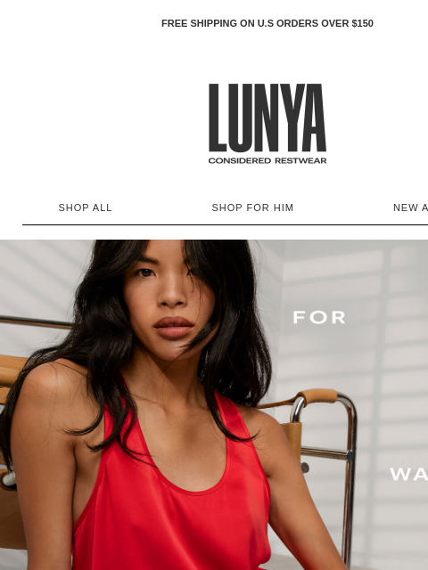 lunya newsletter: WARM NIGHTS