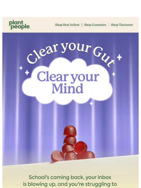 plantpeople newsletter: You're going back to school w/ brain fog? 😶‍🌫️