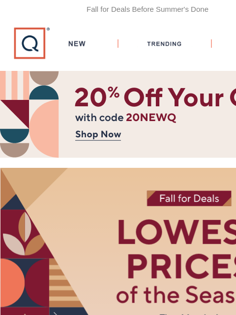 qvcemail newsletter: Shop Our Lowest Prices of the Season