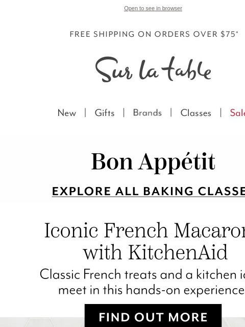 surlatable newsletter: Craft, create and save with KitchenAid.